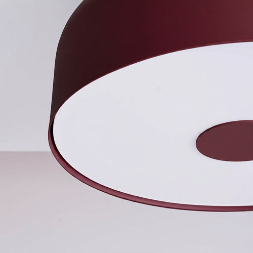 Sollux Lighting Plafondlamp OMIQ bordeaux - 30x30x15cm