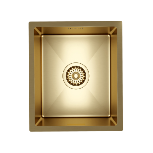 LOMAZOO Spoelbak Keuken Goud Lunara - 30 x 36 cm - RVS