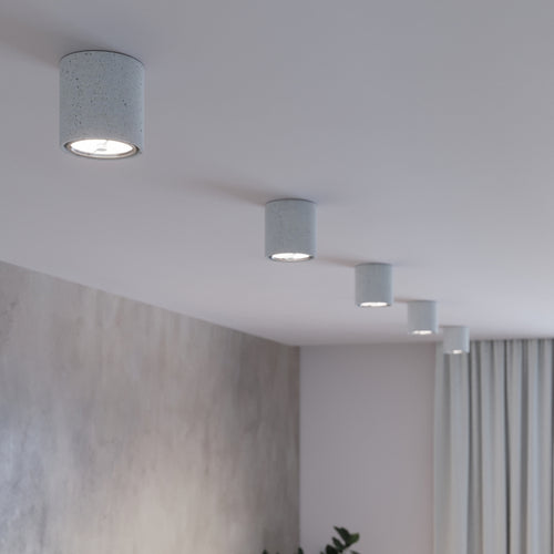Sollux Lighting Plafondlamp CULLO beton - 14x14x14cm