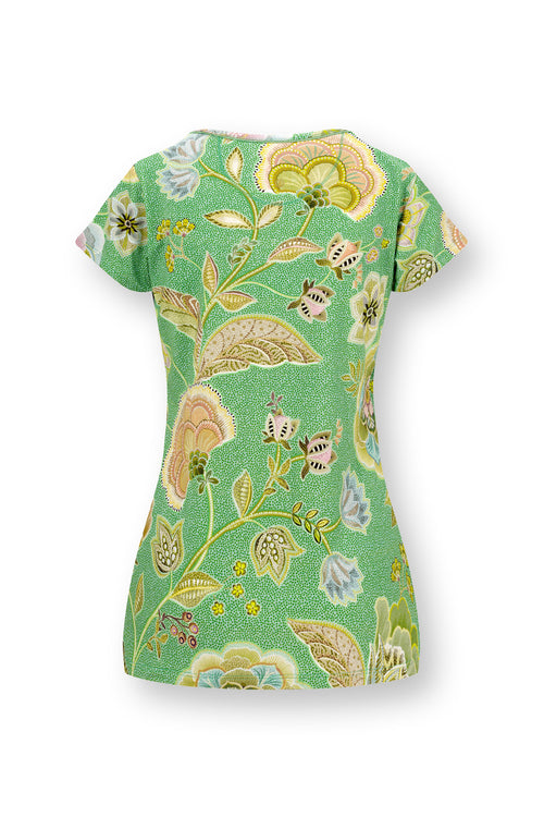 Pip Studio - Toy Pyjama Shirt - Dames - Matata - Groen - XS