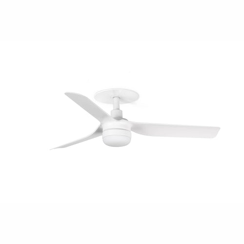 Faro Mini Mini Punt Inbouw LED Plafondventilator 90cm Mat Wit CCT