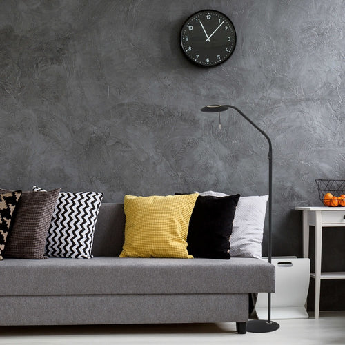 Steinhauer vloerlamp zenith - 1 lichts - 22x 150 cm - zwart