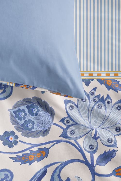 Oilily Dekbedovertrek Taya - 140 x 200/220 cm - Blauw