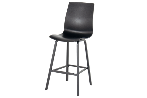 Hartman Barstoel Sophie Wave - Zwart Kunststof - Set Van 2 - vtwonen shop