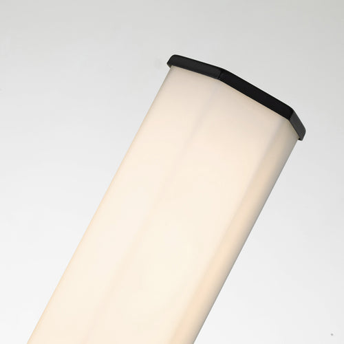 Elstead Hinkley Facet Geïntegreerde LED Badkamer Wandlamp Mat Zwart, 3000K, IP44