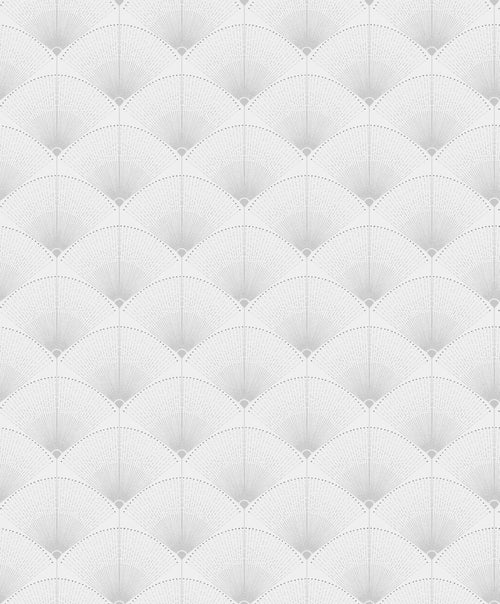 Masureel behang art deco motief wit - 53 cm x 10.05 m - 632318 - vtwonen shop