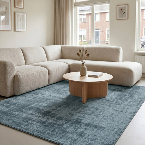 DÉJA Living Vloerkleed Ruma - Lichtblauw Stof - 130x190cm