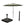 Garden Impressions stokparasol Lotus zwart Ø300 cm met Cosmo voet en hoes