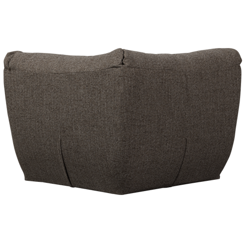 WOOOD hoekelement Baggy - Geweven Stof - Warmgrijs Melange - 81x96x96 - vtwonen shop