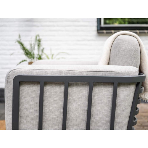 Garden Impressions loungeset Sentosa 6-delig hoekopstelling – donker grijs