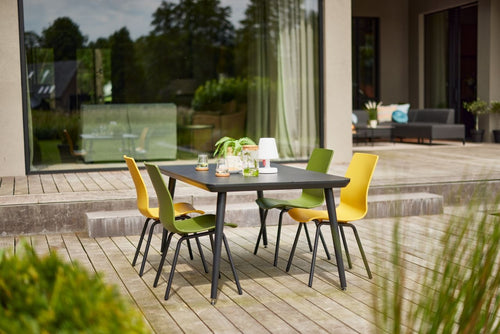 Hartman Tuintafel Sophie Studio - Zwart Aluminium - 170x100x75cm