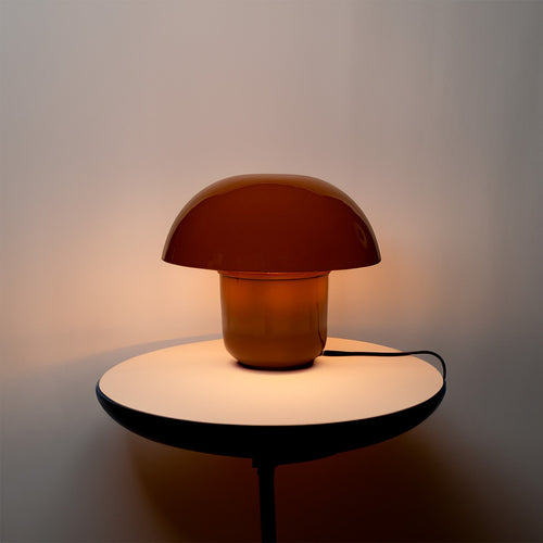 Kare Design Tafellamp Mushroom - 27cm - bruin - vtwonen shop