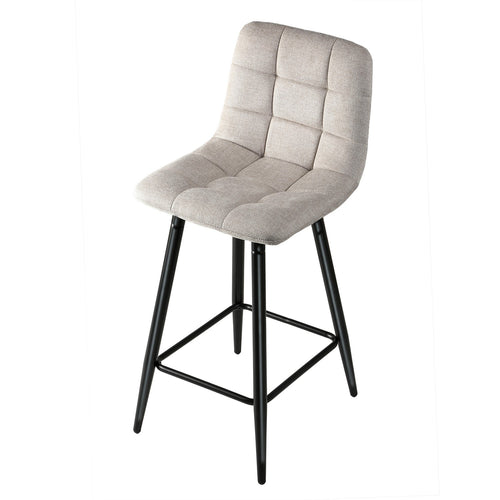 Calicosy - Set van 2 krukken SIA - Beige 51x42x94 cm