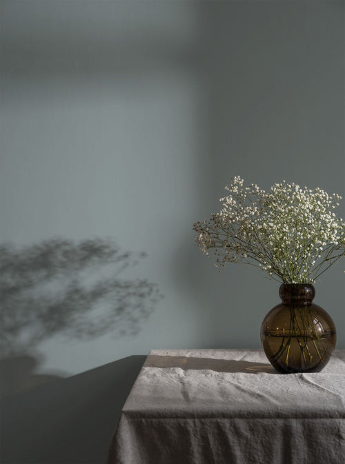 Duro Wallpaper behang effen grijsblauw - 53 cm x 10.05 m - 662229 - vtwonen shop