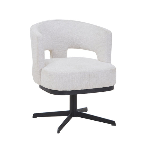 DÉJA Living Eetkamerstoel Léo - Beige - Draaibaar - Set van 2 - vtwonen shop