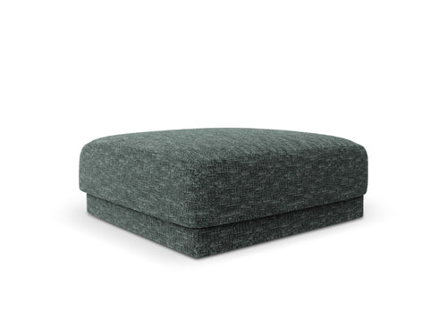 Micadoni Poef Miley chenille, olie - 90x90x40cm