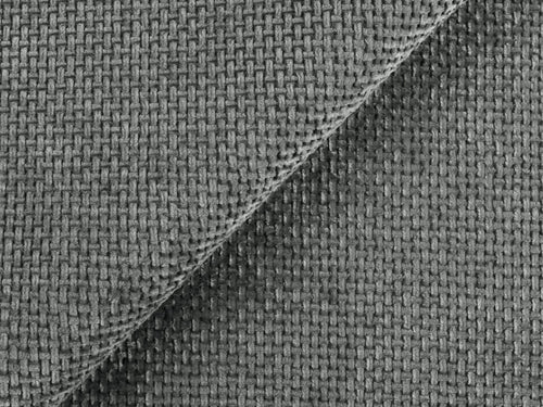 LaMiaSofa 3-zits bank Cervo - chenille stof - grijs - 244x94x75