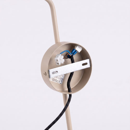 Sollux Lighting Wandlamp NOX 1 taupe met schakelaar - 14x61x30cm