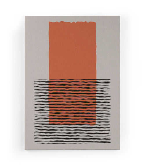 Canvas 60x40 Afdruk Zand Geometrisch