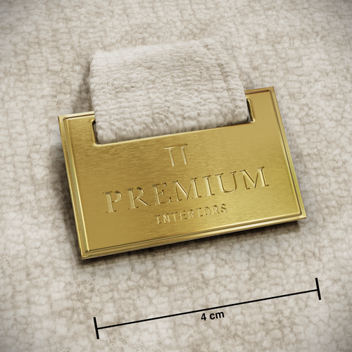 Premium Interiors - Sofa CHEER - fluweel met reliëf beige 220cm
