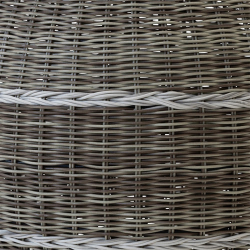Lesli Living poef Laos - beige - Ø46x40cm
