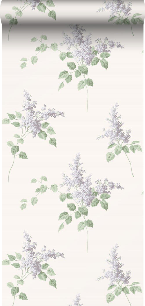 Borastapeter behang bloemen beige - 53 cm x 10.05 m - 660378 - vtwonen shop
