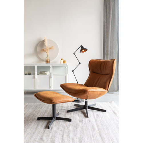 Housecraft Living John Hocker Cognac - Bruin - vtwonen shop