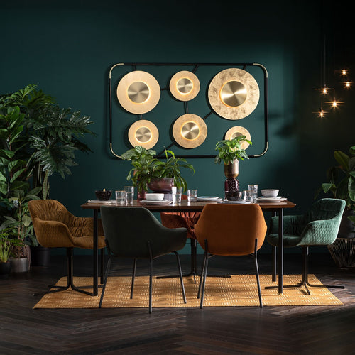 Kare Design Stoel met armleuningen Avignon oranje