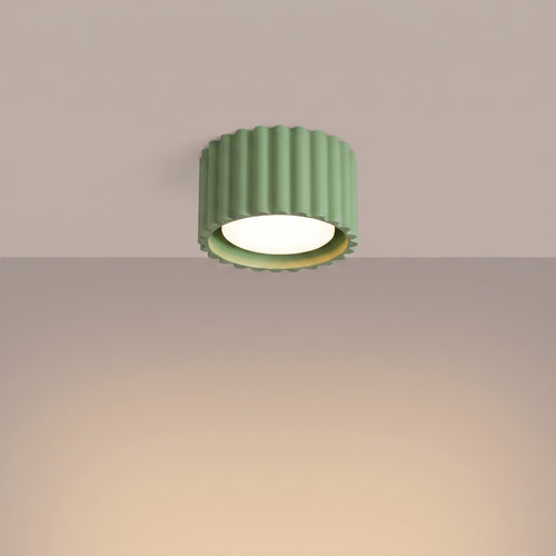 Sollux Lighting Plafondlamp AURA 1 salie Gx53 - 10x10x6cm