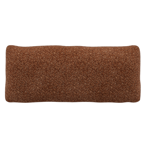 WOOOD kussen Mojo - Wollig - Roestbruin - 30x70x10