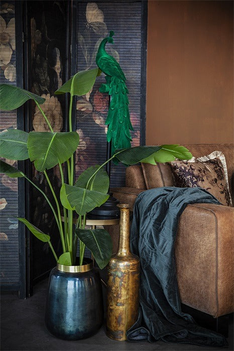 FurniLux Nile vaas 1 Gold - 16 × 16 × 64 cm - vtwonen shop