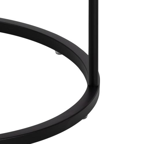 BRAM Nachtkastje Yarm - Ø40 cm - Zwart - vtwonen shop