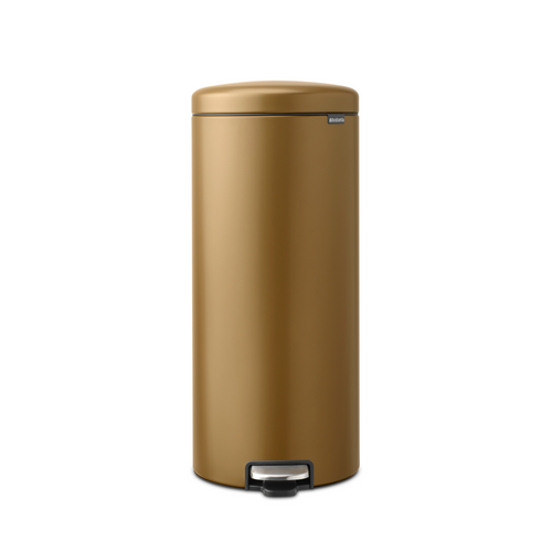 Brabantia NewIcon Pedaalemmer, 30 liter, kunststof binnenemmer - Warm Brass