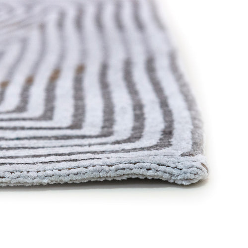 Louis De Poortere vloerkleed Oyster White - grijs - 80x250cm