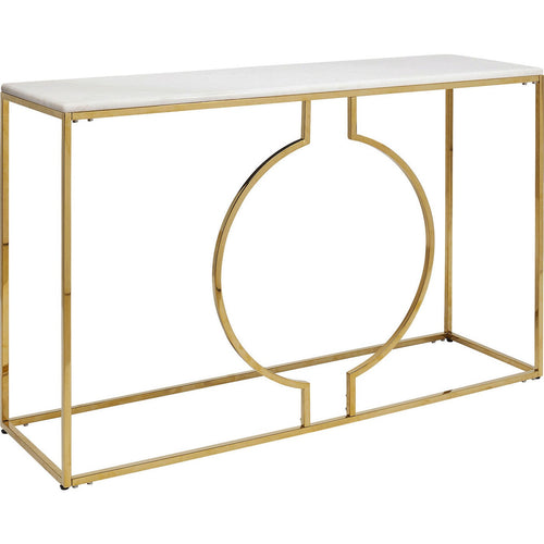 Kare Design Console Miami Loft wit en goud 120x35cm - vtwonen shop