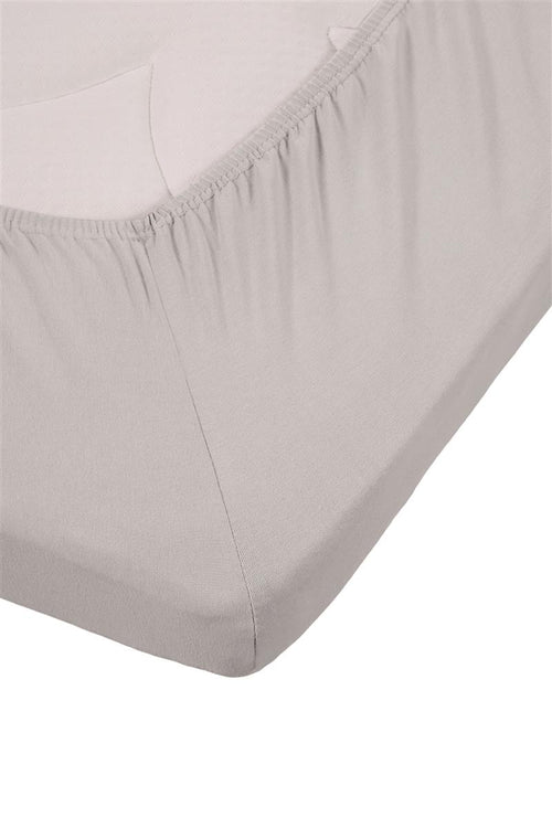 Beddinghouse topper hoeslaken BH Jersey Stretch TD - 140x200/220 cm - licht grijs - vtwonen shop