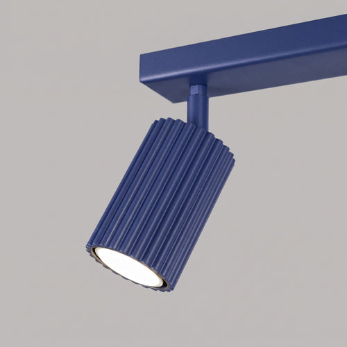 Sollux Lighting Plafondlamp KARBON 2 ultramarijn - 30x6,5x16,5cm