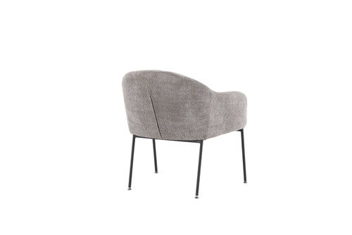 Rebellenclub Fauteuil Vai - Lichtgrijs bouclé - vtwonen shop