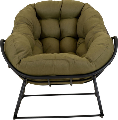 Lesli Living bistrostoel Cozy - groen - 97x117x82cm