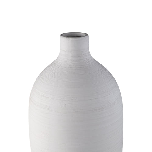 PTMD vaas Cavinn - wit - 24x24x70cm