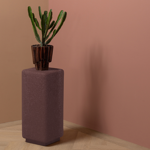 WOOOD plantenstandaard Luen - Metaal - Bruin - 70x30x30