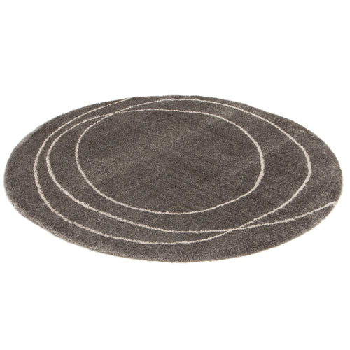 AFK Living vloerkleed Enso - zeer zacht - grijs - 160x160 cm