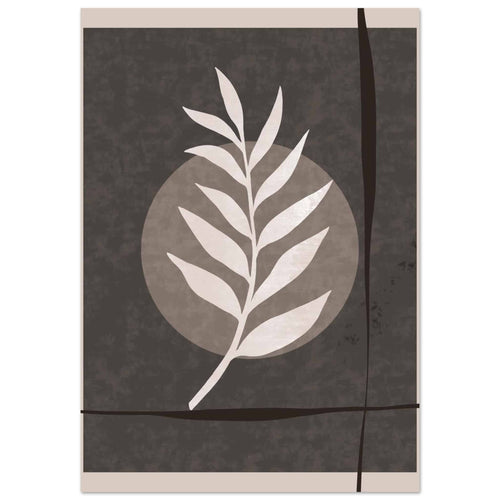 Artfulprints Poster Boho – Framed nature   - 50x70 cm - Groen