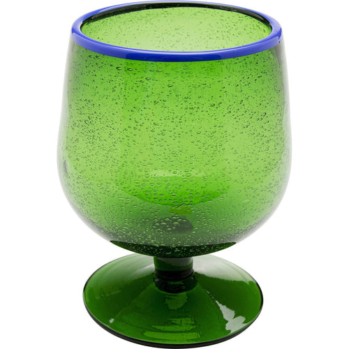 Kare Design Wijinglazen Bubbles groen (4/set)