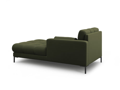 Cosmopolitan Design rechter chaise longue Bali structurele stof, groente - 185x102x75cm