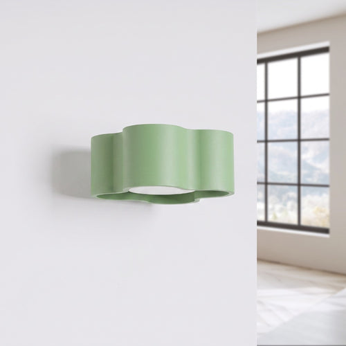 Sollux Lighting Wandlamp OVIO saliegroen Gx53 - 12x14,5x6cm