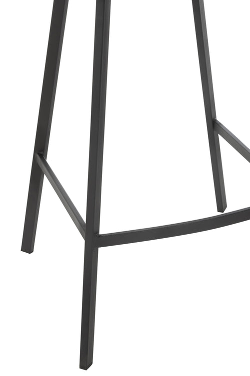 J-Line barstoel Kent - metaal/polyester - bruin - vtwonen shop