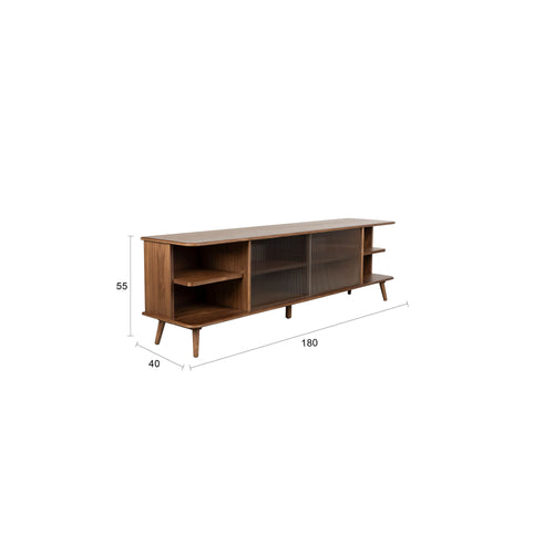 Zuiver Rise Dressoir 180 cm Hout Walnootkleur - Bruin