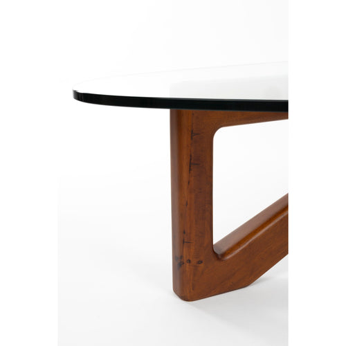 Dutchbone Norwin Salontafel Hout/ Glas - Naturel