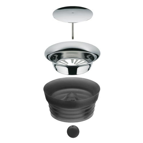 WMF Basic Waterkaraf - 0.75Ltr - Zwart/zilver